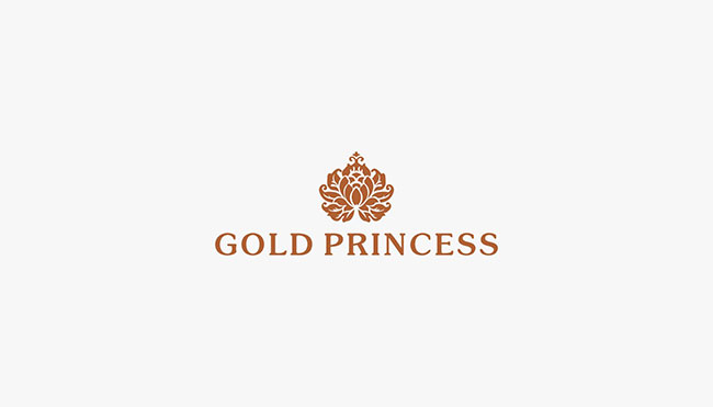 GOLD PRINCESS 泰國皇家化妝品品牌商標(biāo)設(shè)計